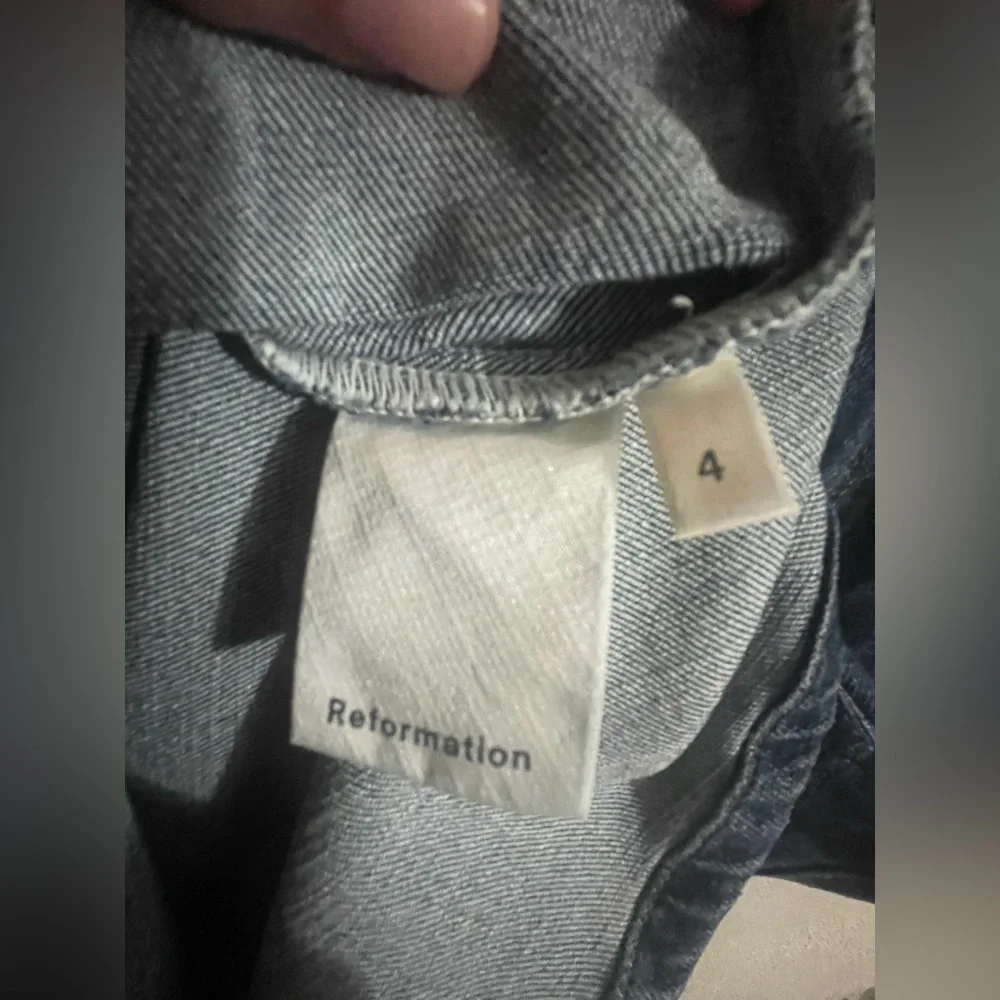 Reformation Parker Denim Blue Women's Dress - Picture 5 of 6